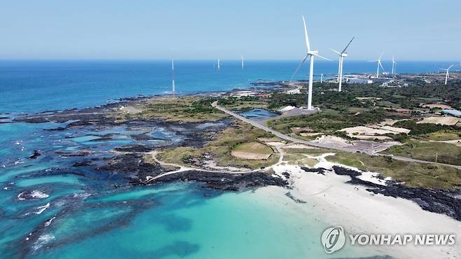 제주 김녕풍력발전단지 [연합뉴스 자료사진]