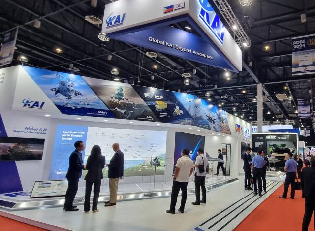 KAI가 25일부터 27일(현지시간)까지 필리핀 마닐라에서 열리는 'ADAS 2024'에 참가해 차세대 주력 기종을 전시했다. KAI 제공