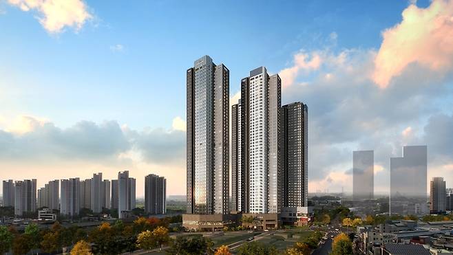 더 플래티넘 스카이헤론 투시도 [사진 = 쌍용건설]