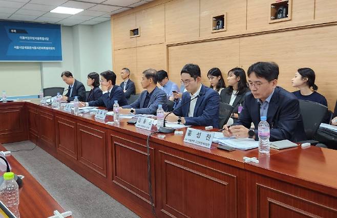 26일 서울 여의도 국회의원회관에서 ‘신통기획 모아타운 무엇이 문제인가’ 토론회가 진행되고 있다 (사진=이데일리 이배운 기자)