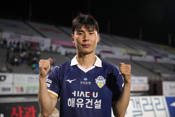 K리그 32라운드 MVP 충남아산 김종석. 사진┃한국프로축구연맹