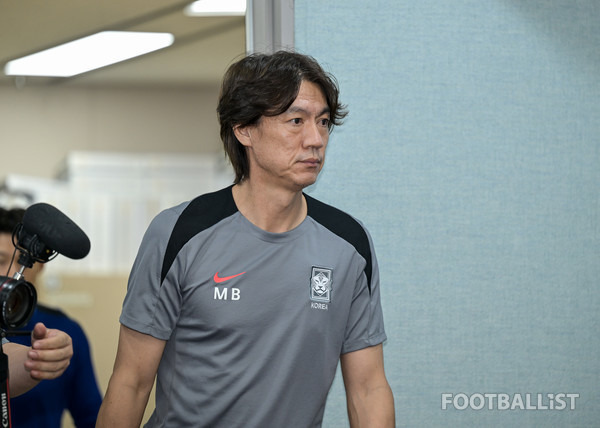 홍명보 대한민국 남자 축구대표팀 감독. 서형권 기자