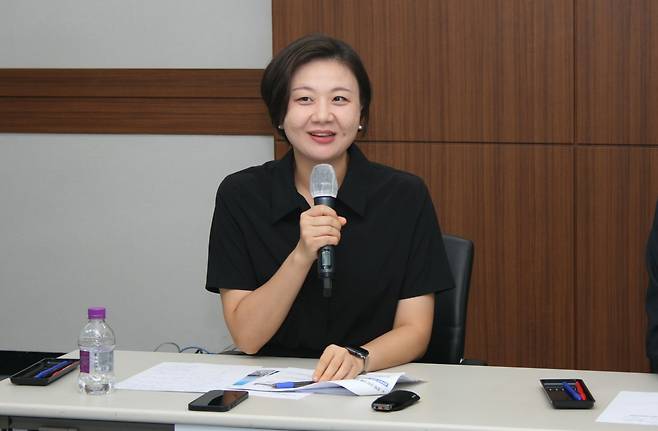 주택공급 활성화를 위한 세미나에서 발표하는 주택산업연구원 이지현 부연구위원 [주택산업연구원 제공]