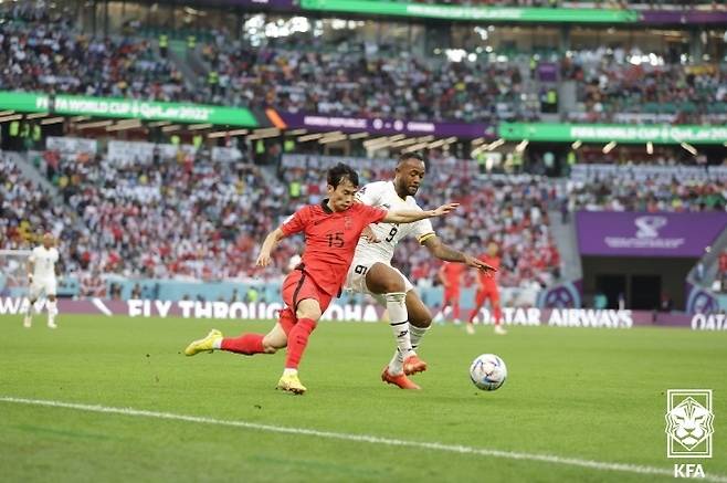 2022 카타르 월드컵 16강 주역 김문환. 사진=대한축구협회