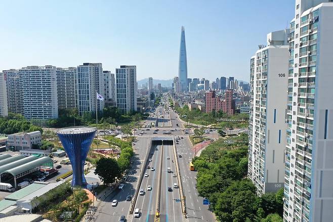 가락시장사거리 트로피파크 [송파구 제공. 재판매 및 DB 금지]