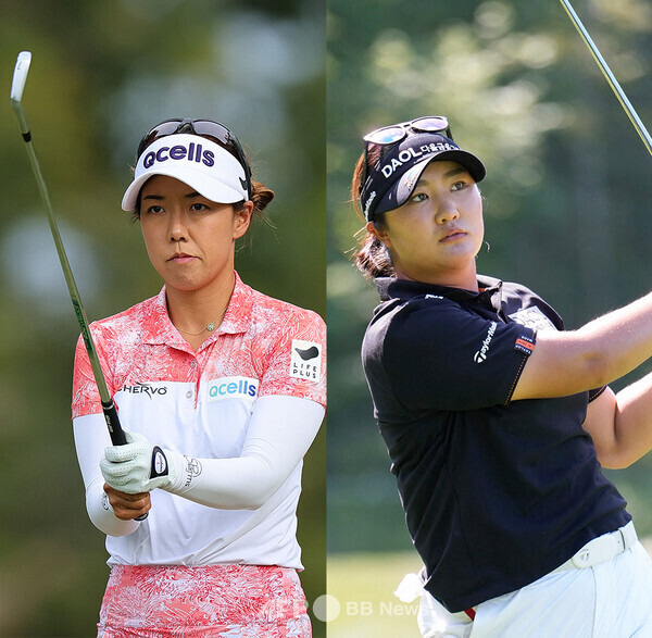 2024년 미국여자프로골프(LPGA) 투어 월마트 NW 아칸소 챔피언십에 출전한 신지은, 유해란 프로. 사진제공=ⓒAFPBBNews = News1