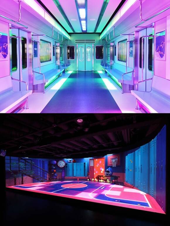 '하이커 그라운드' 2층에는 '케이팝 그라운드'가 있다. 이곳에서 자신만의 뮤직비디오를 찍을 수 있다. /한국관광공사