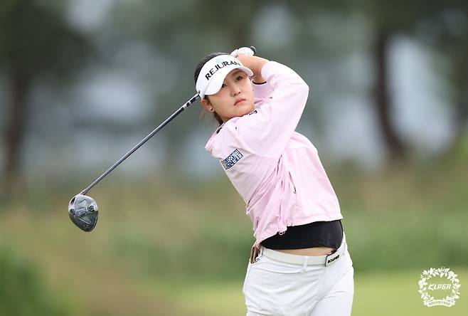 윤수아의 드라이버 스윙. [KLPGA 제공. 재판매 및 DB 금지]