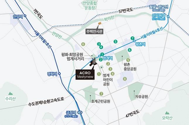 아크로 베스티뉴 입지환경 /자료=DL이앤씨