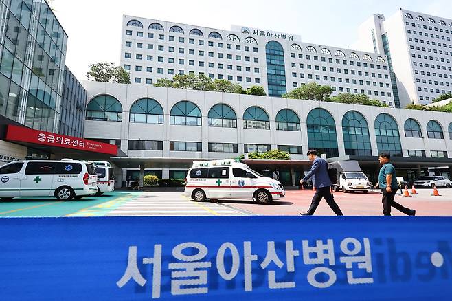 Asan Medical Center in Songpa District, southern Seoul on Thursday. [KIM JONG-HO]