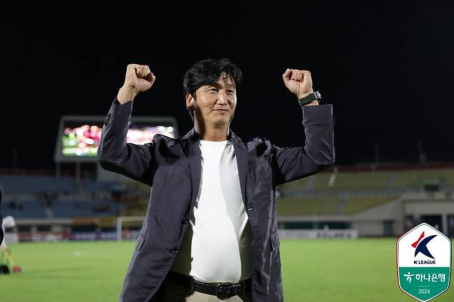 정정용 김천 상무 감독. (한국프로축구연맹 제공)