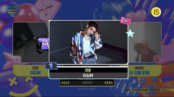 [서울=뉴시스] 연준이 지난 3일 Mnet '엠카운트다운'에서 1위를 차지했다. (사진=Mnet '엠카운트다운' 방송화면 캡처) 2024.10.04. photo@newsis.com *재판매 및 DB 금지