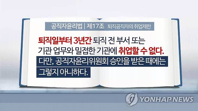 공직자윤리법(CG) [연합뉴스TV 제공]