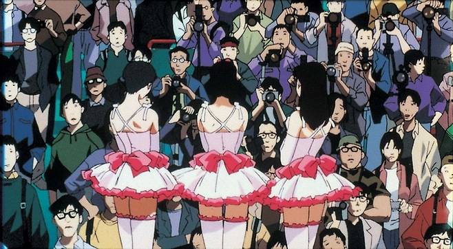 곤 사토시 감독의 애니메이션 <퍼펙트 블루>는 1997년 일본 사회의 연예 산업과 성상품화를 비판한 작품이지만 2024년 한국 사회에도 통하는 질문을 남긴다. 튜브엔터테인먼트 제공