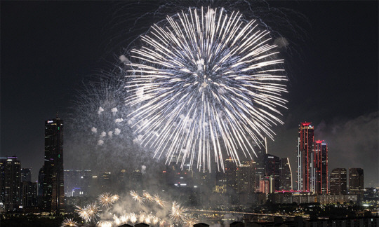 20241001510605 2023년 10월 7일 서울 여의도 한강공원에서 열린 ‘2023 서울세계불꽃축제’ 모습.  연합뉴스