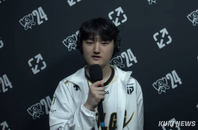 5일 한화생명전 승리 후 쿠키뉴스와 1대1 인터뷰에 임한 ‘페이즈’ 김수환. 사진=김영건 기자