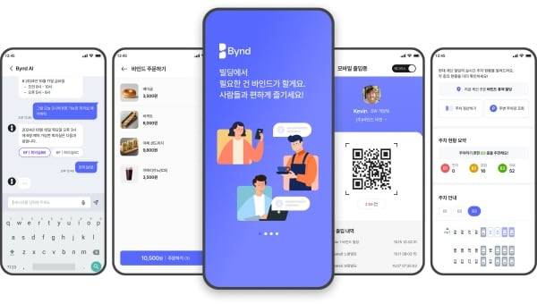 빌딩플랫폼 바인드 앱 주요 기능. /삼성물산 제공