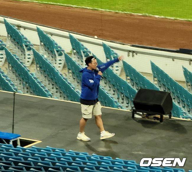 [OSEN=대구, 손찬익 기자] 삼성 라이온즈 김상헌 응원단장 /what@osen.co.kr