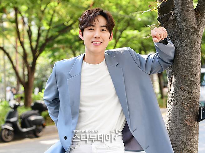 백성현이 ‘수지맞은 우리’에서 함께 호흡을 맞춘 함은정에게 고마운 마음을 전했다. 사진|강영국 기자