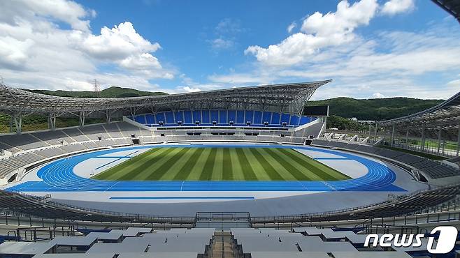 용인미르스타디움 전경(용인시 제공) ⓒ News1 김평석 기자