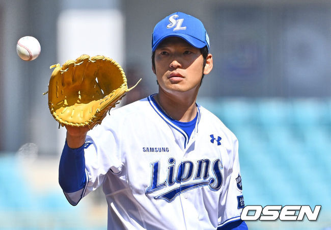 [OSEN=대구, 이석우 기자] 삼성 라이온즈 백정현 064 2024.03.14 / foto0307@osen.co.kr