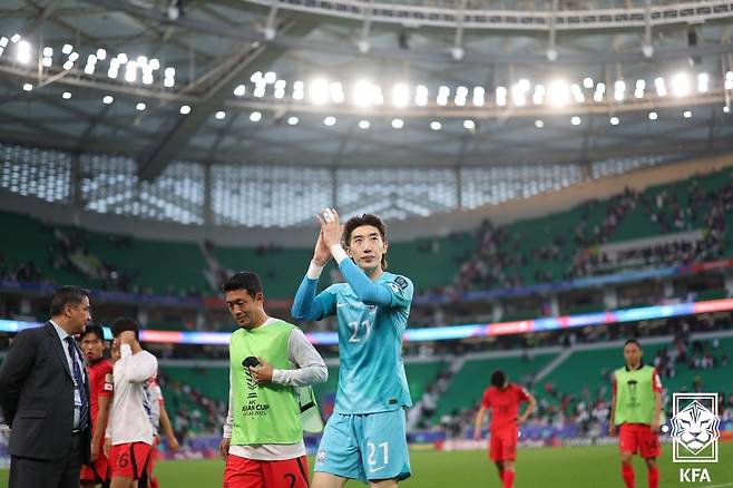 조현우(남자 축구대표팀). 대한축구협회 제공