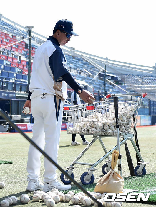 [OSEN=지형준 기자] 2018년 NC 시절 김민호 코치. /jpnews@osen.co.kr