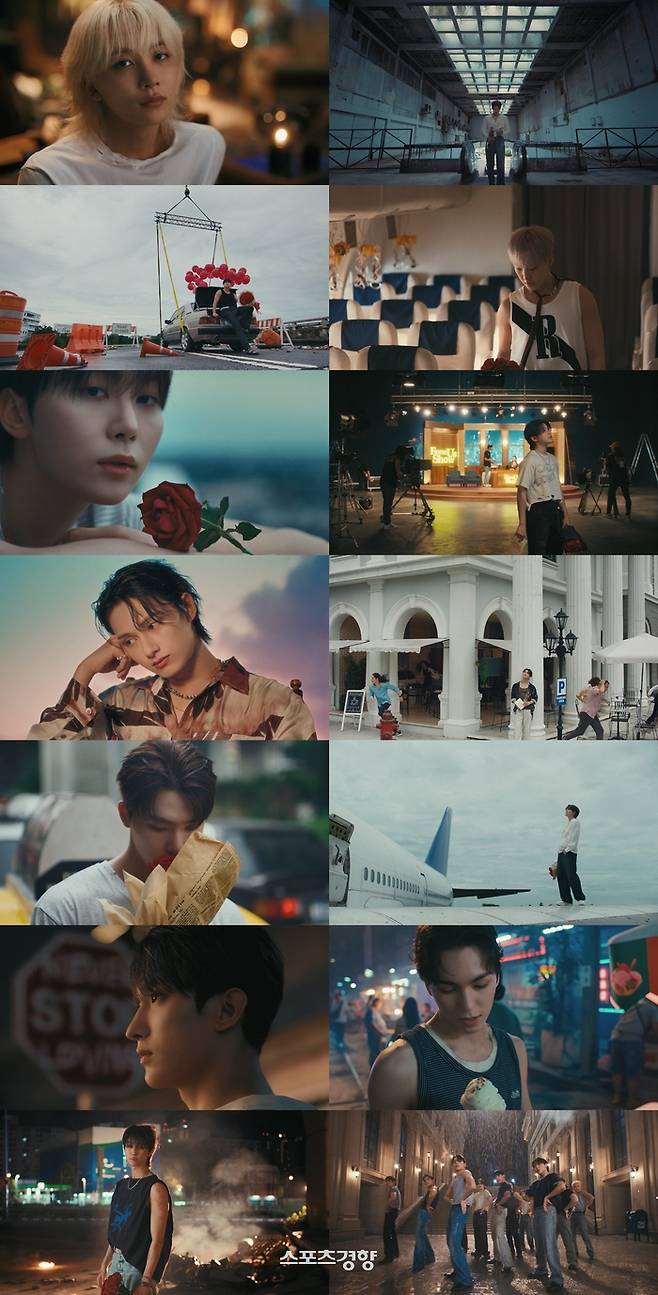 그룹 세븐틴 뮤직비디오 티저 영상. 플레디스엔터테인먼트 제공