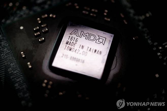 AMD 로고 [로이터 연합뉴스 자료사진. 재판매 및 DB 금지]