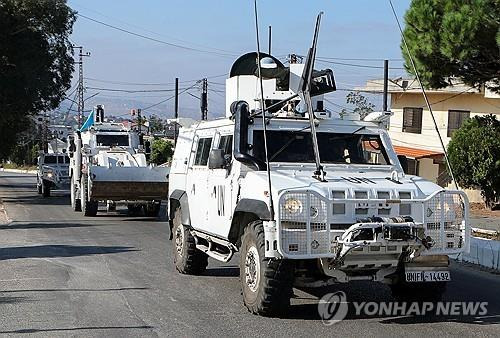 UNIFIL 차량 [로이터=연합뉴스 자료사진]