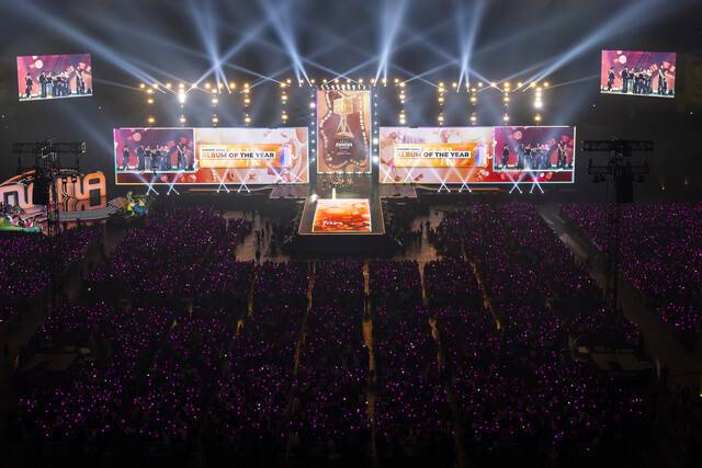 2023년 11월 일본 도쿄돔에서 열린 2023 마마 시상식. 씨제이이엔엠 제공