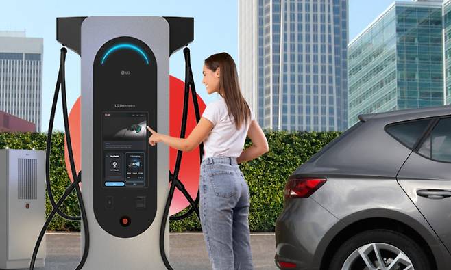 LG전자가 미국에서 생산하는 175kW급 고속 충전기 수주를 시작했다.&nbsp;&nbsp;