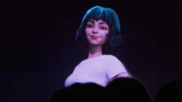 LG가 지난 2월14일(현지시간) 미국 '뉴욕 패션위크'에서 세계 최초 초거대 인공지능(AI) 기반 아티스트인 '틸다(Tilda)'를 공개했다. 틸다는 LG AI연구원의 초거대 AI인 '엑사원(EXAONE)'으로 구현한 첫 번째 AI 휴먼이다./뉴스1