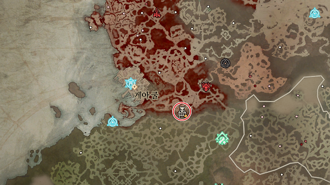 ▲ 게아 쿨 3시, 갈라진 크레바스에서 소환할 수 있다