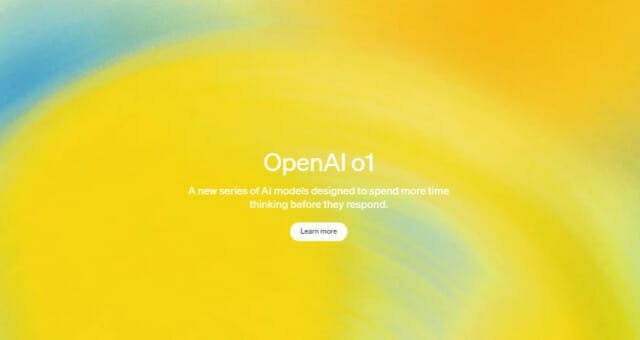 지난달 13일 오픈AI는 AI 추론 능력을 대폭 강화한 새로운 모델 'o1'을 공개했다. (사진=오픈AI 홈페이지 캡처)