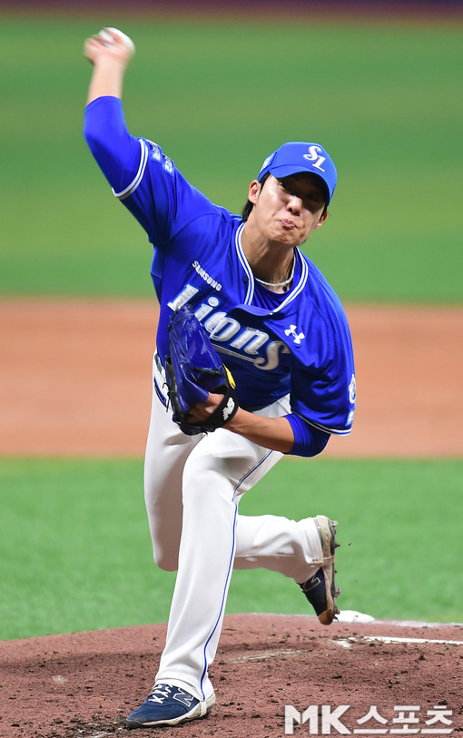 Won Tae-in focused on preparing for fall baseball instead of pitching in the final game of the season. Photo = Reporter Kim Jae-hyeon