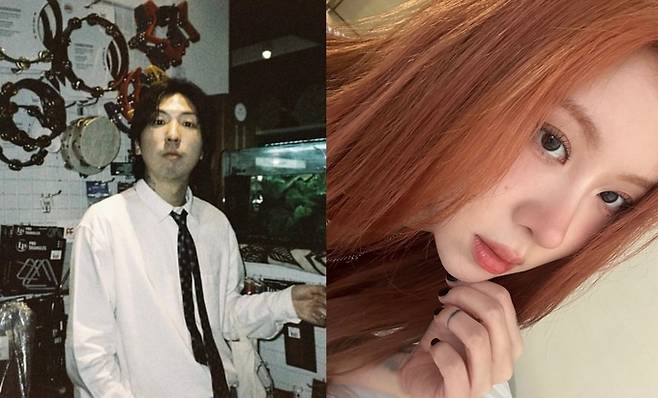 싱어송라이터 구름과 가수 백예린. 인스타그램 캡처