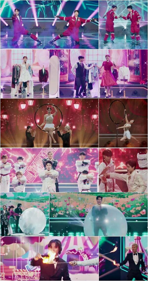 ▲ 15일 방송되는 '한일톱텐쇼'에서는 출연자들의 화려한 쇼가 펼쳐진다. 제공|크레아 스튜디오