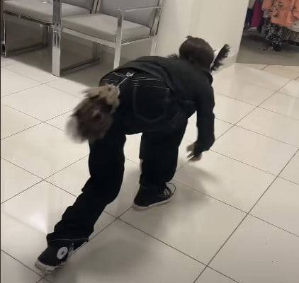 쿼드로빙(Quadrobing) 예시 / 사진=틱톡 캡처