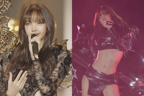 블랙핑크 리사가 화려한 무대를 선보였다. /사진=빅토리아 시크릿(Victoria's Secret) 공식 유튜브, 리사 인스타그램