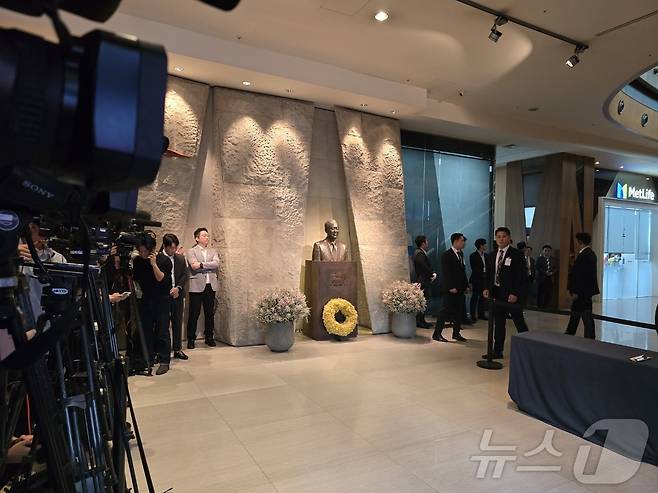 제18회 포니정 혁신상 시상식이 열리는 서울 강남구 아이파크타워 1층. ⓒ 뉴스1 김정한 기자