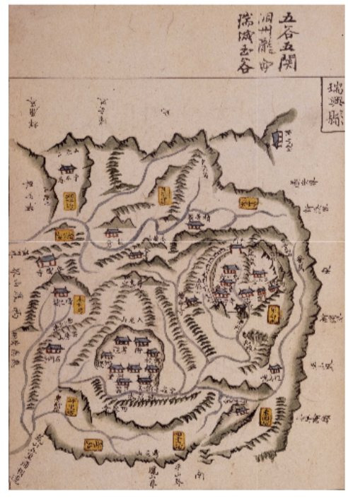 윤봉의 고향인 황해도 서흥현(지금의 서흥군)의 고지도. [사진 서울대 규장각]