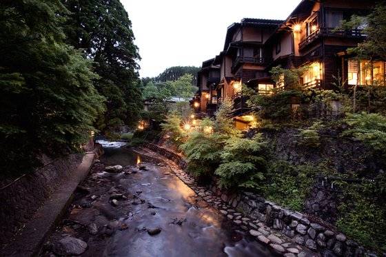 일본 규슈 구마모토현에 있는 구로카와 온천. 사진 구로카와 온천협회 홈페이지