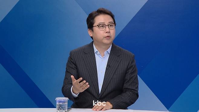 ▲ 16일 KBC '여의도초대석'에 출연한 장예찬 전 국민의힘 청년최고위원