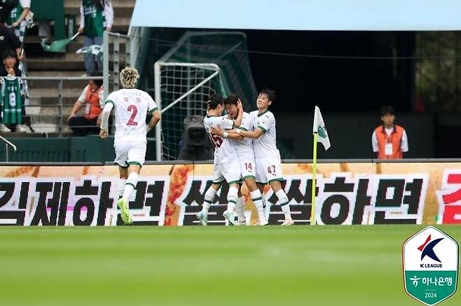 [서울=뉴시스] 프로축구 K리그1 대전하나시티즌 김준범. (사진=한국프로축구연맹 제공) *재판매 및 DB 금지