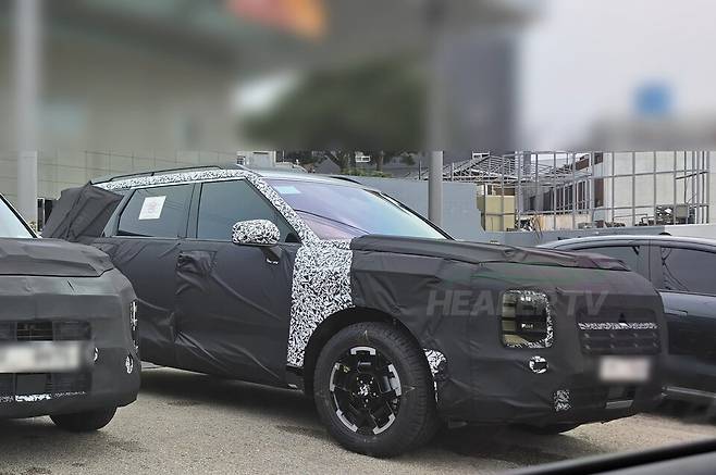 사진 : 현대차 팰리세이드 풀체인지 XRT 테스트카 (출처=힐러TV)