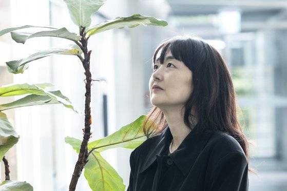 김금희 작가는 "기억과 직면해 앞으로 나아가는 이야기를 그리고 싶었다"고 말했다. 권혁재 사진전문기자