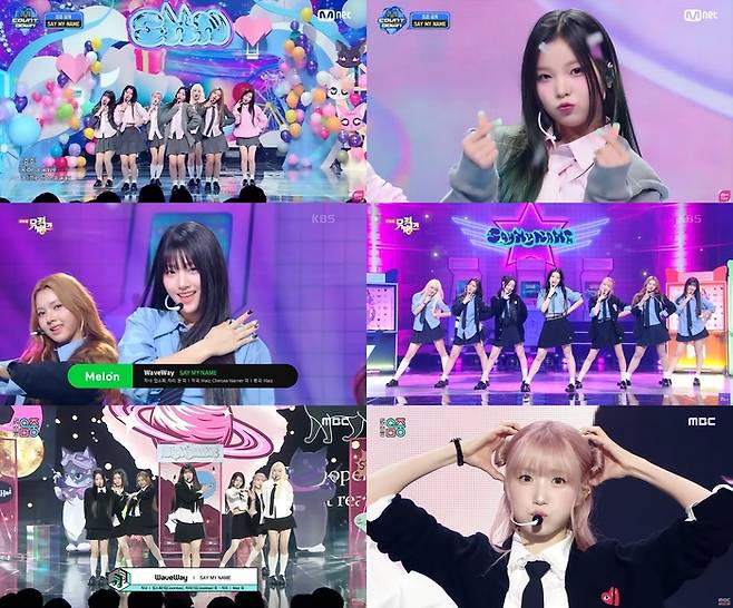 Mnet ‘엠카운트다운’, KBS2 ‘뮤직뱅크’, MBC ‘쇼! 음악중심’ 방송 캡처