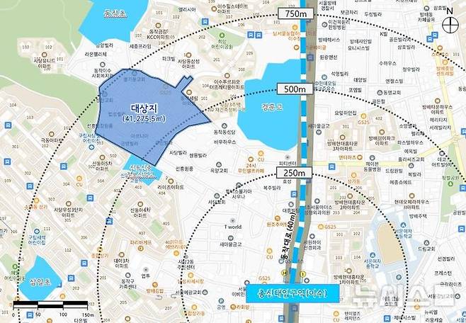 [서울=뉴시스]사당동 신속통합기획 재개발 후보지 선정구역. (사진=서울시 제공). 2024.10.22. photo@newsis.com