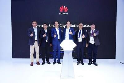 Huawei released the National Smart City Solution with partners  (PRNewsfoto/HUAWEI)